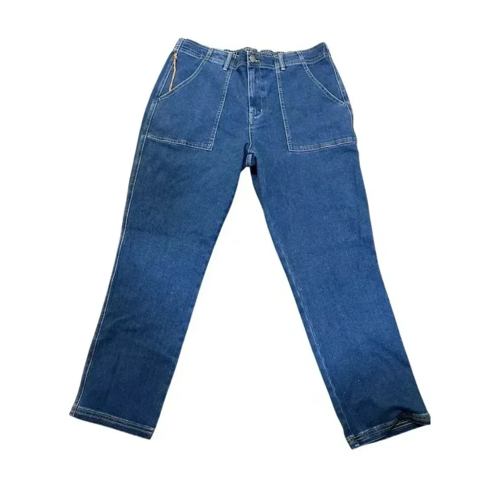 NWOT‎ Women's Knox Rose XL Square Pocket High Rise Dark Wash